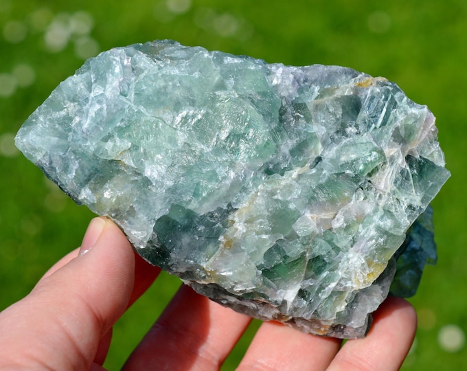 Fluorite 596 grams - La Barre Mine, Saint-Jacques-d'Ambur, Puy-de-Dôme, Auvergne-Rhône-Alpes, France