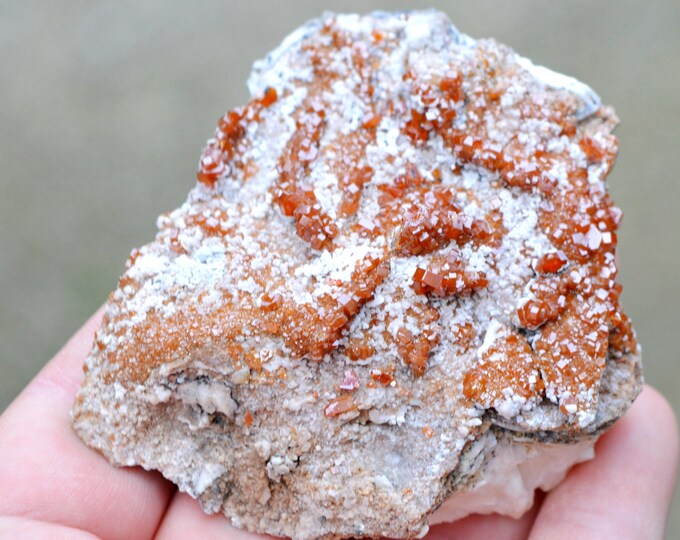 Vanadinite 232 grams - Mibladen, Aït Oufella Caïdat, Midelt Circle, Midelt Province, Drâa-Tafilalet Region, Morocco