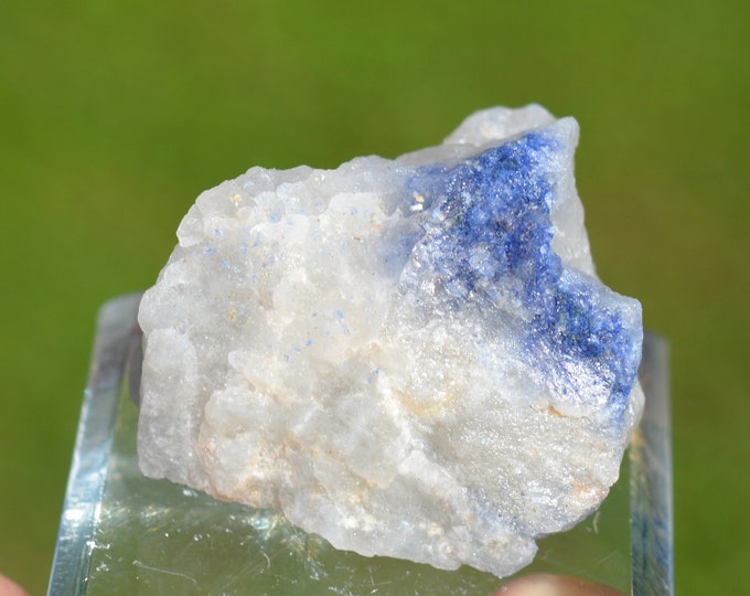 Dumortierite Quartz 23.3 grams - Vaca Morta quarry, Serra da Vereda, Boquira, Bahia, Brazil