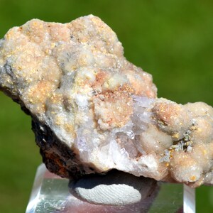 Calcite & Amethyst 55 grams - Capurru Quarry, Osilo, Sassari Province, Sardinia, Italy
