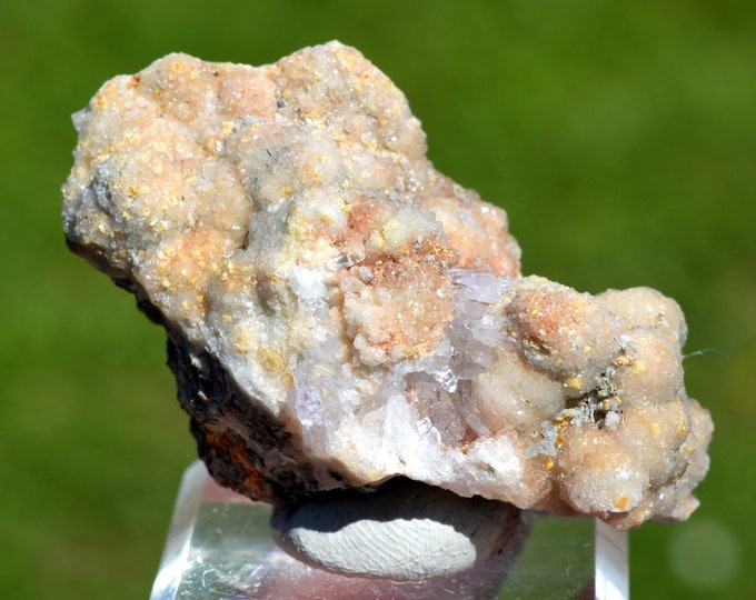 Calcite & Amethyst 55 grams - Capurru Quarry, Osilo, Sassari Province, Sardinia, Italy