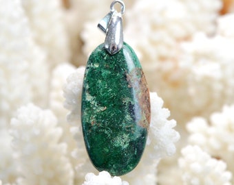 Pendentif En Jaspe Tigre Naturel 35 Carats - Pierre Cabochon D'Indonésie - Neuf Avec étiquettes
