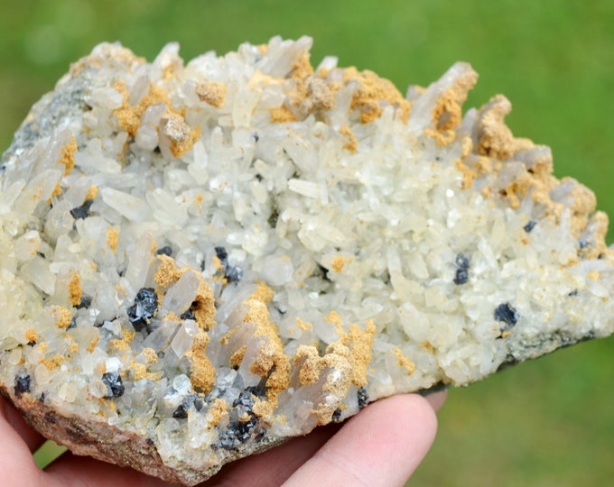 Marmatite & Siderite Quartz 665 grams - Herja Mine, Chiuzbaia, Baia Mare, Maramureș, Romania