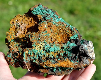 Malachite & Limonite 647 grams - M'Ssici, Alnif Cercle, Tinghir Province, Drâa-Tafilalet Region, Morocco