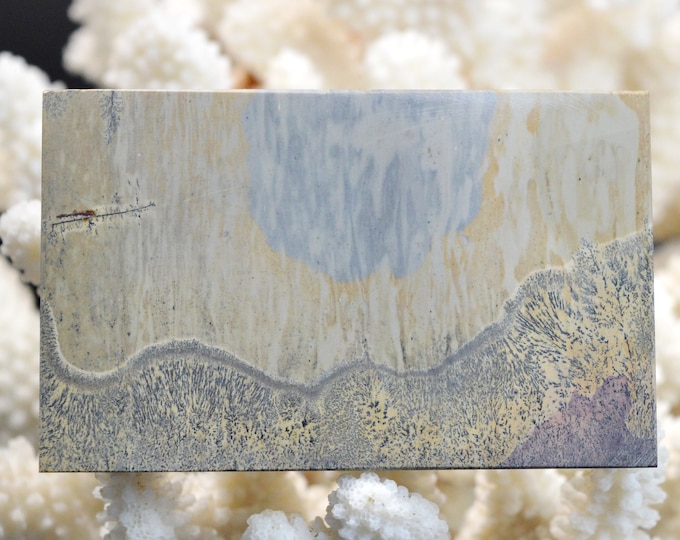 Polished Slice - Landscape Stone 89 mm - Guilin, Guangxi, China
