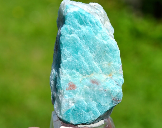 Microcline var. Amazonite & Quartz 86 grams - Fasimena Pegmatite, Fasimena, Ambositra II, Ambositra District, Amoron'i Mania, Madagascar