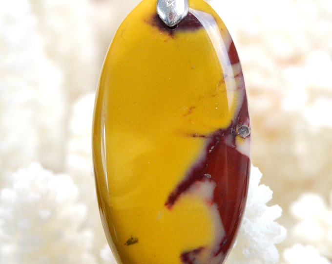 Mookaite 67 carats - natural stone cabochon pendant - Australia // CA7