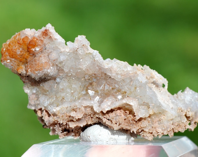 Perimorphic quartz calcite 17 grams - Valzergues, Villefranche-de-Rouergue, Aveyron, Occitanie, France
