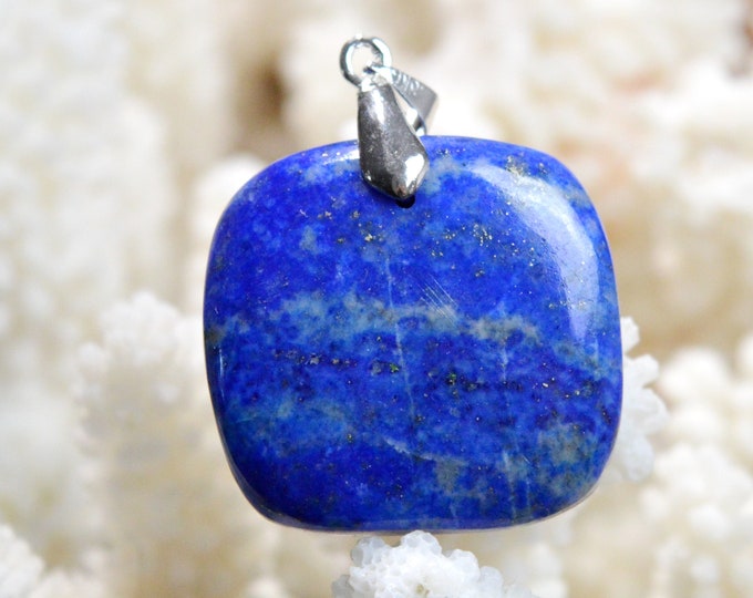 Lapis Lazuli 69 carats - pendentif cabochon pierre naturelle - Afghanistan // DT53