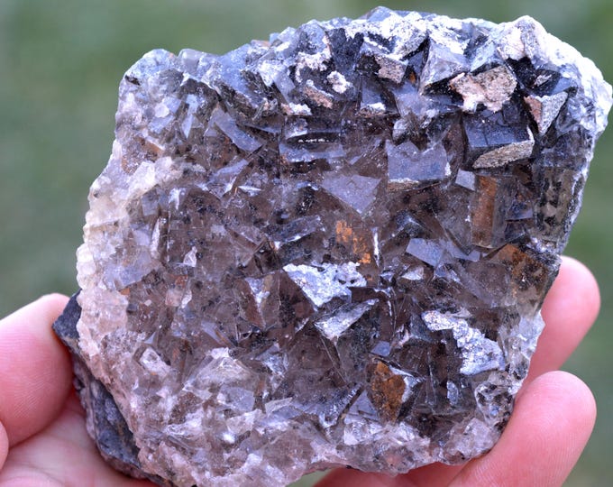 Fluorite & Galena 654 grams - Chaillac, Indre, Centre-Val de Loire, France