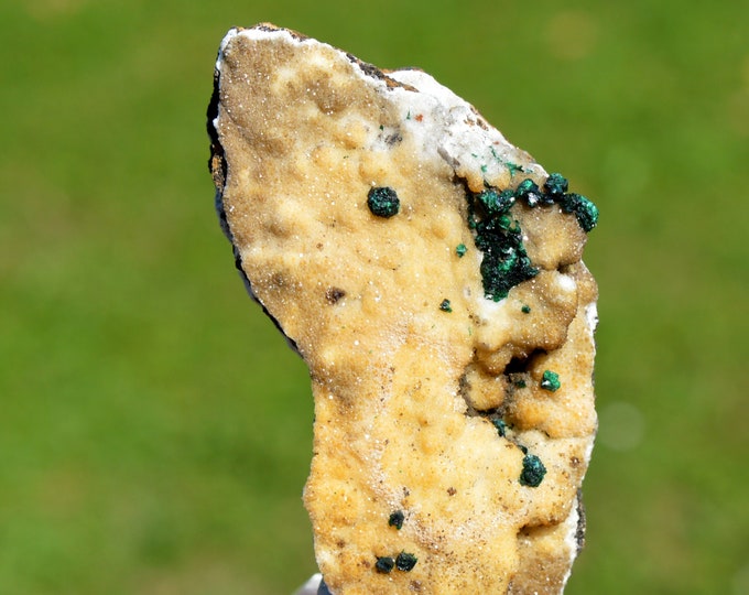 Chalcedony & Malachite 39 grams - Lubumbashi, Haut-Katanga, DR Congo