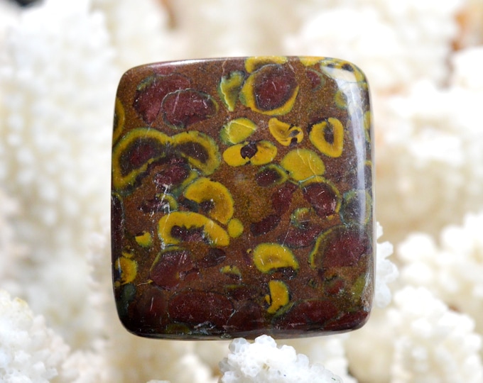 91 carat "Bamboo" Jasper - natural stone cabochon - Indonesia / EF11
