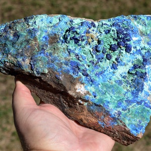 Azurite & Malachite 2010 grams - Lavrion, Lavreotiki, East Attica, Attica, Greece