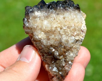 Smoky quartz, 128 grams - Combronde, Riom, Puy-de-Dôme, Auvergne-Rhône-Alpes, France
