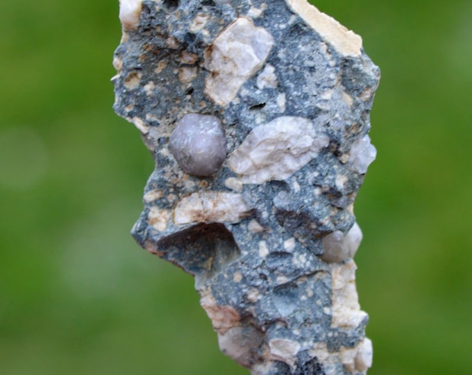 Albite Var. Andesine & Beta Quartz in Esterellite 23 grams - Massif de l'Esterel, Saint Raphael, Var, France