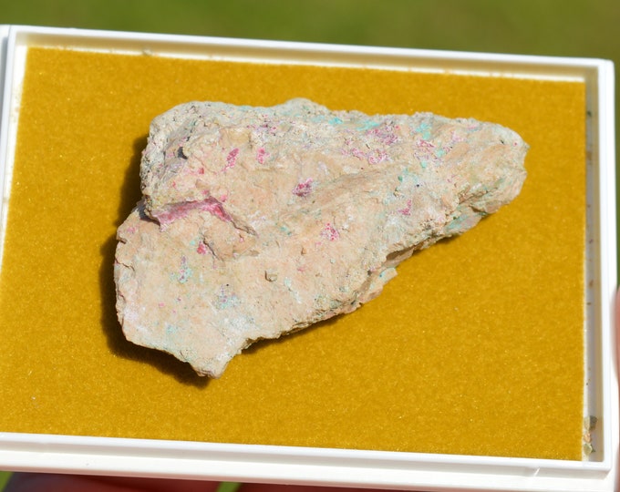 Erythrite & Lavandulan 38 grams - Weiße Grube, Imsbach, Winnweiler, Donnersbergkreis, Rhineland-Palatinate, Germany