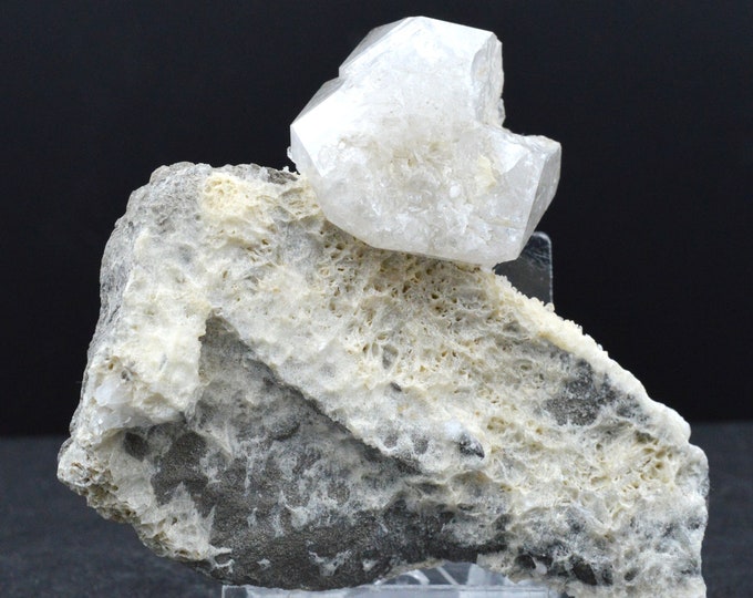 Diamond Quartz - 118 grams - Allos Pass, Uvernet-Fours, Barcelonnette, Alpes-de-Haute-Provence, Provence-Alpes-Côte d'Azur, France