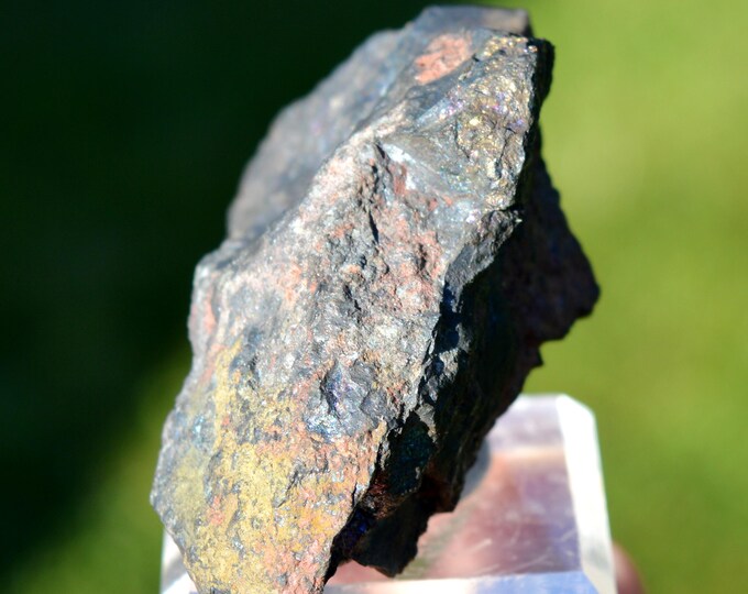 Lithiophilite var. Sicklerite 169 grams - Sidi Bou Othmane, Jebilet Mtn, Rehamna Province, Marrakesh-Safi Region, Morocco