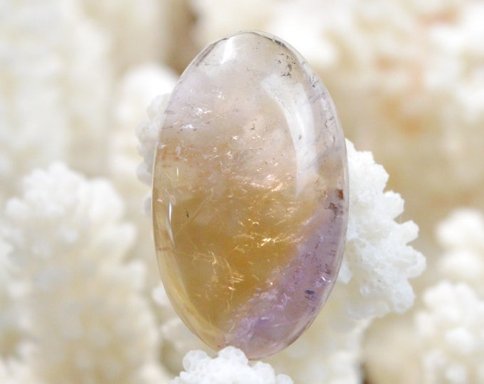 Amétrine 38 carats - cabochon pierre naturelle - Bolivie // DL35