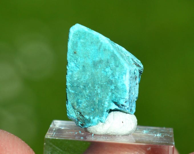 Chalcanthite 2 grams - Flambeau Mine, Ladysmith, Ladysmith-Rhinelander Metavolcanic Complex, Rusk County, Wisconsin, USA