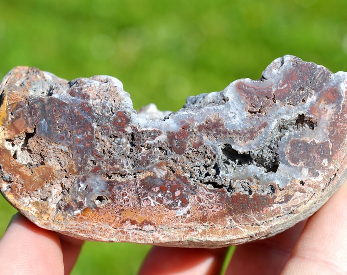 Agate 283 grams - Schlottwitz, Glashütte, Sächsische Schweiz-Osterzgebirge, Saxony, Germany