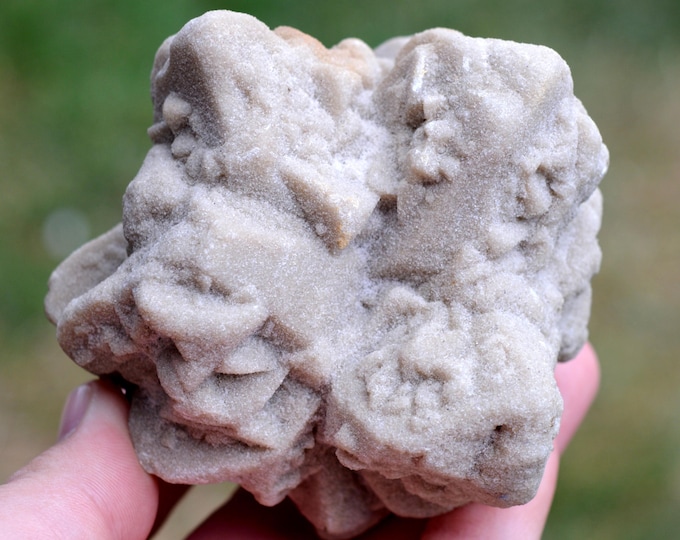 Sand-calcite 545 grams - Nemours, Fontainebleau, Seine-et-Marne, Ile-de-France, France