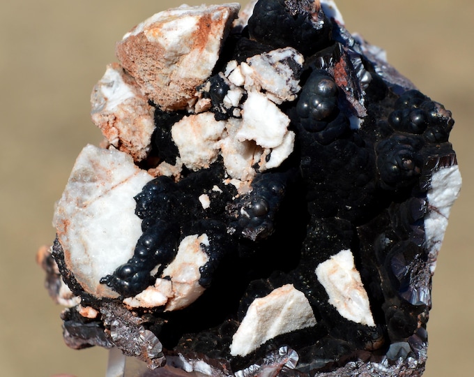 Goethite 280 grams - Mont-Roc Mine, Mont-Roc, Castres, Tarn, Occitanie, France