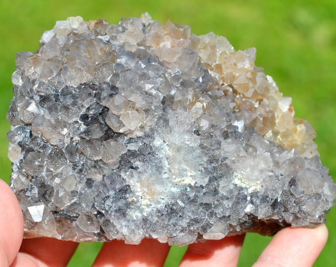 Quartz & Fluorite 448 grams - Beauvoir quarry, Échassières, Vichy, Allier, Auvergne-Rhône-Alpes, France