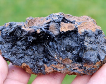 Vivianite & Goethite 172 grams - Chernomorsky mine, Russia