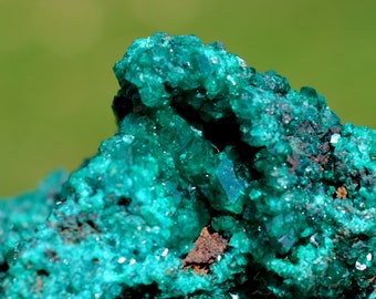 Dioptase 68 grammes - Mfouati District, Bouenza Department, Republic of the Congo