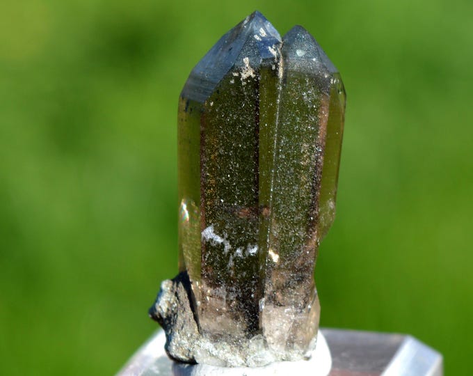 Smoky quartz 8 grams - Minstigertal (Münstigertal), Münster, Goms, Valais, Switzerland