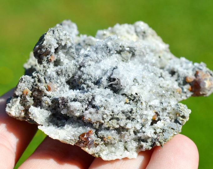 Sphalerite & Quartz 77 grams - Haus Rappoltstein vein, Neuenberg, Ste Marie-aux-Mines, Colmar-Ribeauvillé, Haut-Rhin, Grand Est, France