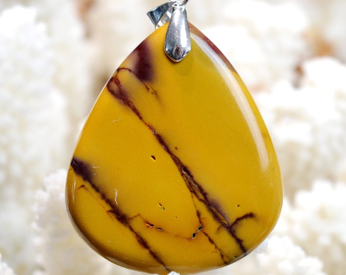 Mookaite 102 carats - natural stone cabochon pendant - Australia // CM33