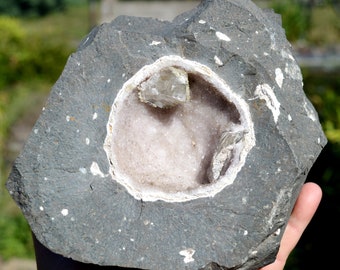 Quartz & Calcite 3100 grams - Idar-Oberstein, Birkenfeld District, Rhineland-Palatinate, Germany