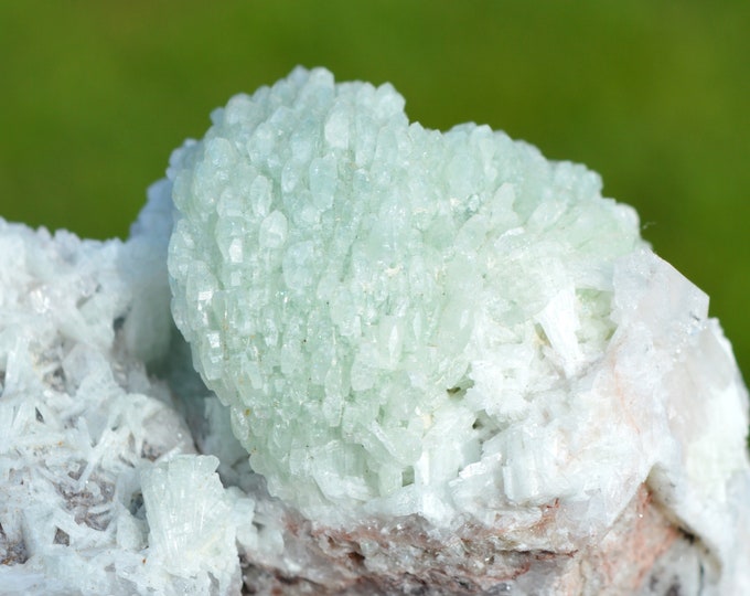 Prehnite & Quartz 534 grams - Taza Circle, Taza Province, Fez-Meknes Region, Morocco