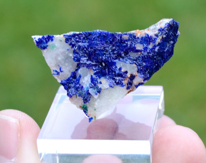 Azurite 23 grams - Cap Garonne Mine, Le Pradet, Toulon, Var, Provence-Alpes-Côte d'Azur, France