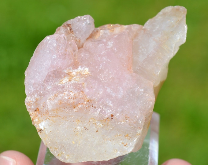 Rose Quartz & Quartz 113 grams - Taquaral, Itinga, Minas Gerais, Brazil