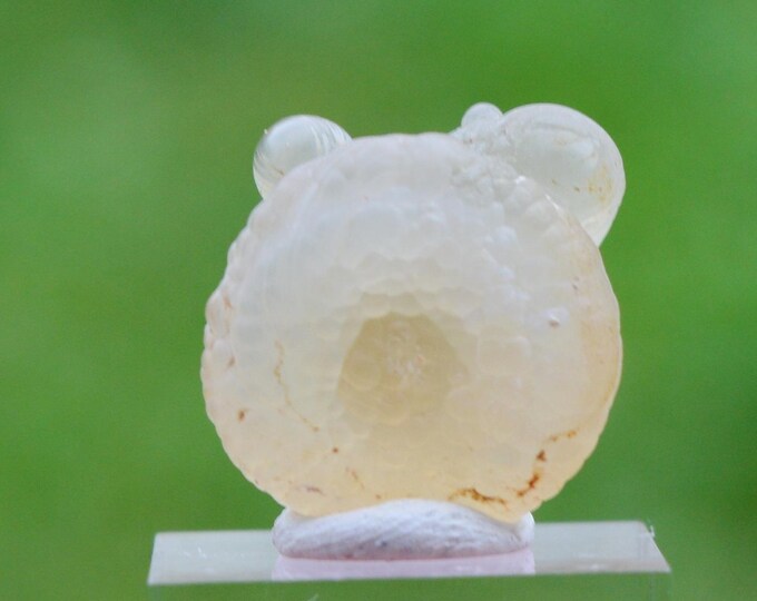 Guttular Chalcedony 3.4 grams - Aulon, Saint-Gaudens, Haute-Garonne, Occitanie, France