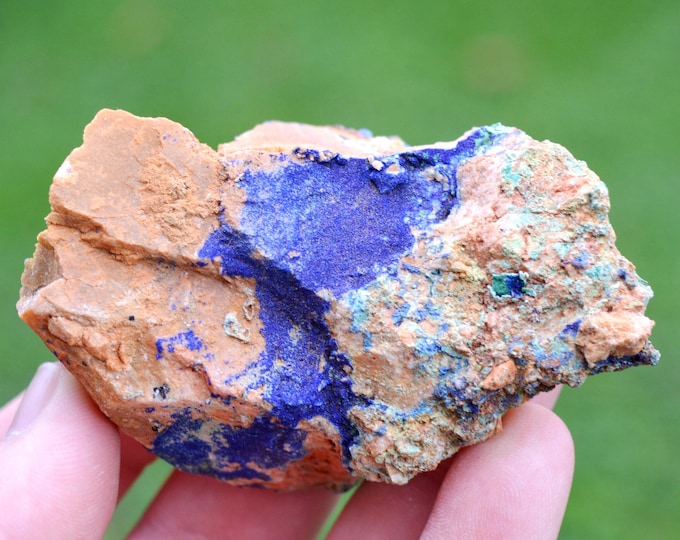 Azurite 166 grams - El Pinar de Bédar, Bédar, Almería, Andalusia, Spain