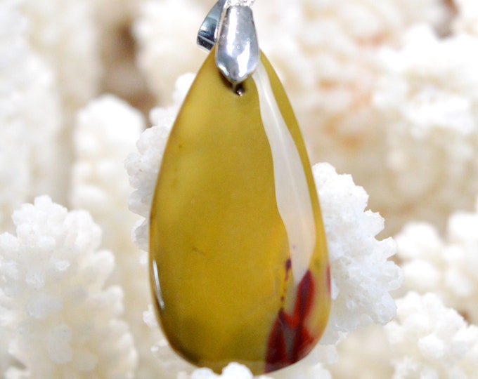 Mookaite 26 carat - natural stone cabochon pendant - Australia // CM49