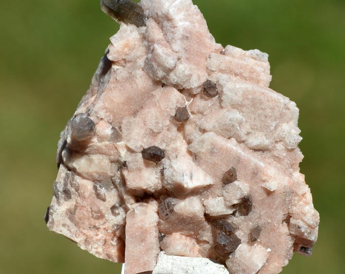 Smoky Quartz & Microcline 19 grams - "Black Hole" Pocket, CO Goethite Hill Claim, Park County, Colorado, USA