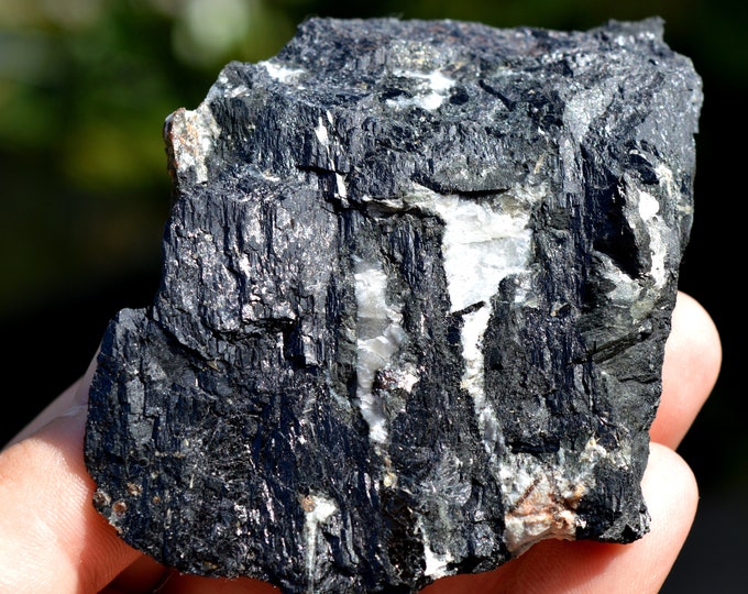 Hastingsite & Apatite - 222 grams - Saga Pearl Quarry, Tvedalen, Larvik, Vestfold, Norway - RARE