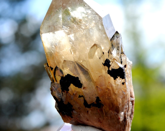 Quartz var. Citrine 160 grams - Quartz occurrence, Luena, Haut-Lomami, DR Congo