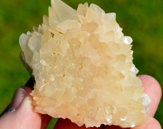Calcite 118 grams - Limestone quarry, Limont-Fontaine, Maubeuge, Avesnes-sur-Helpe, Nord, Hauts-de-France, France
