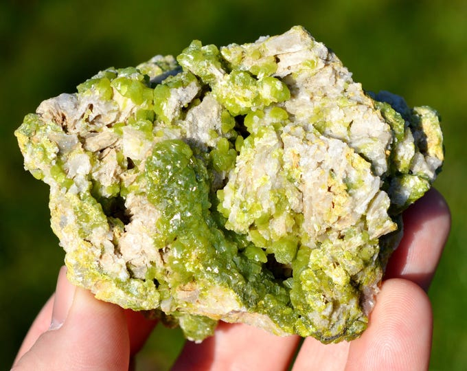 Pyromorphite 308 grams - Asprières, Aveyron, Occitanie, France