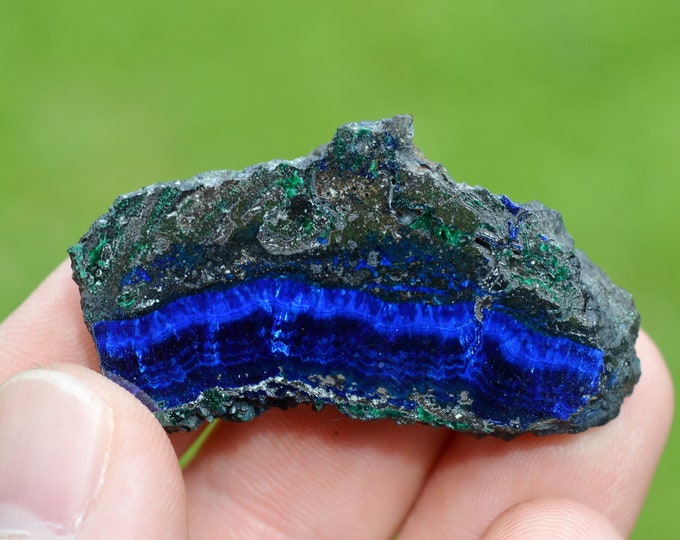 Azurite 18 grams - Rubtsovsk Mine, Rubtsovsky District, Altai Krai, Russia