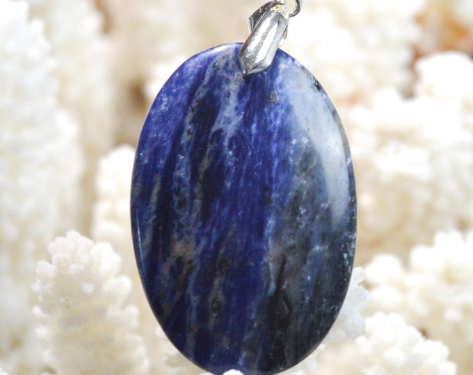 Sodalite 62 carat - natural stone cabochon pendant - Namibia / FX17