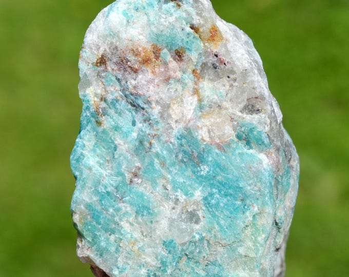 Microcline var. Amazonite & Quartz 178 grams - Fasimena Pegmatite, Fasimena, Ambositra II, Ambositra District, Amoron'i Mania, Madagascar