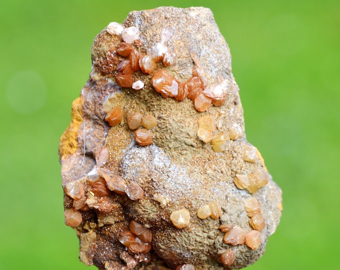 Calcite & Siderite 66 grams - Peyrebrune, Montredon-Labessonnié, Castres, Tarn, Occitanie, France