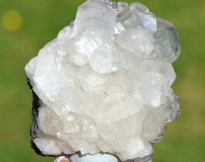 Calcite & Sphalerite 90 grams - Quarry cemetery, Seilles, Andenne, Namur, Wallonia, Belgium